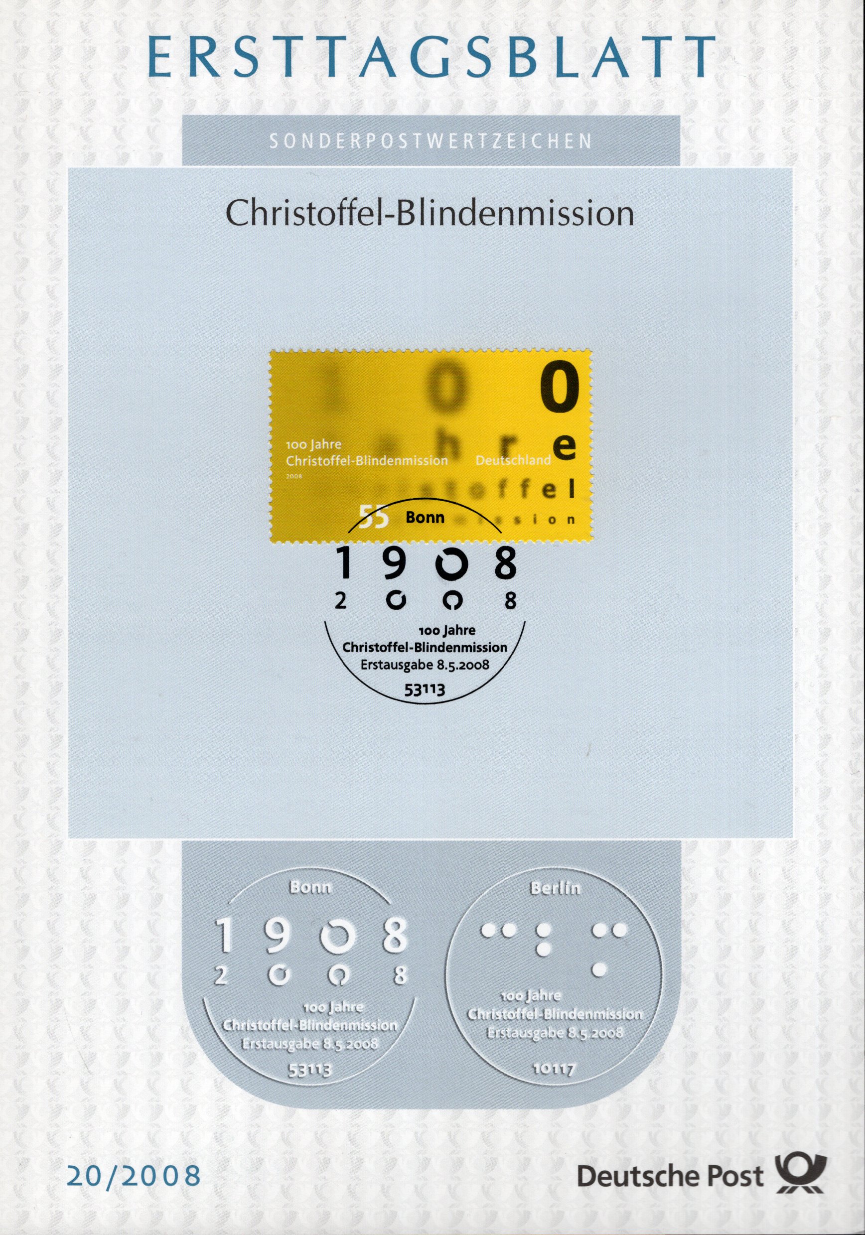 100 Jahre Christoffel - Blindenmission