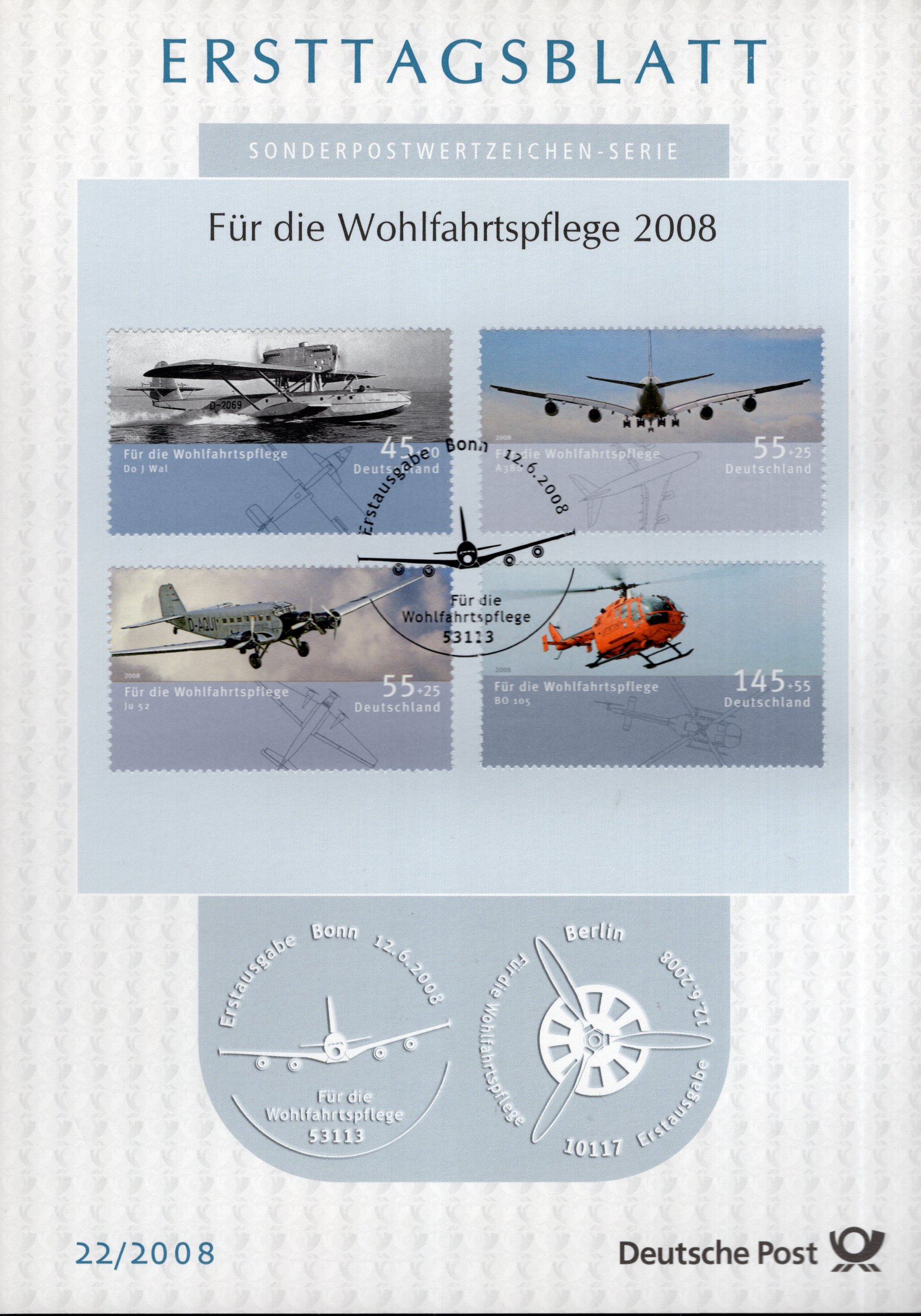 Für die Wohlfahrtspflege - Luftfahrzeuge