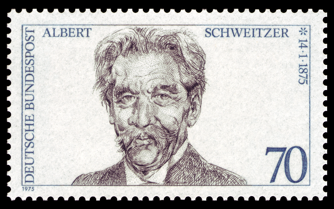 100. Geburtstag von Albert Schweitzer (1875 - 1965)