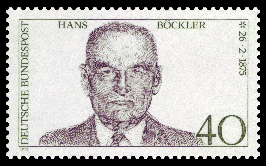 100. Geburtstag von Hans Böckler (1875 - 1951)