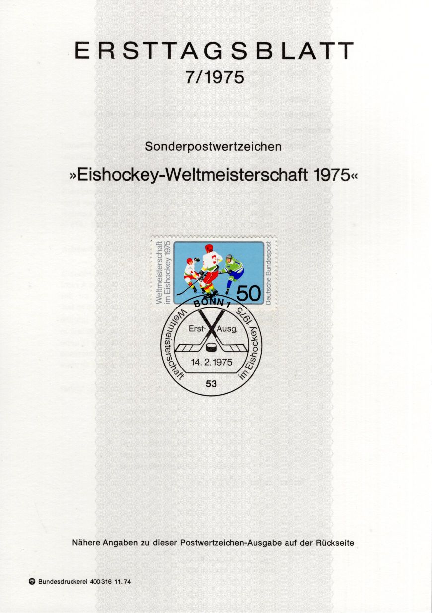 Eishockey - Weltmeisterschaft 1975