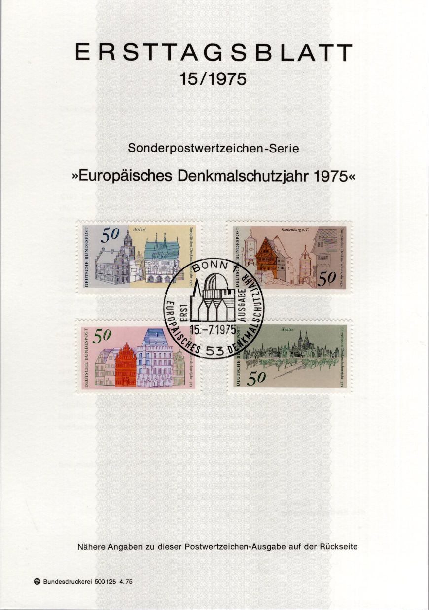 Europäisches Denkmalschutzjahr 1975