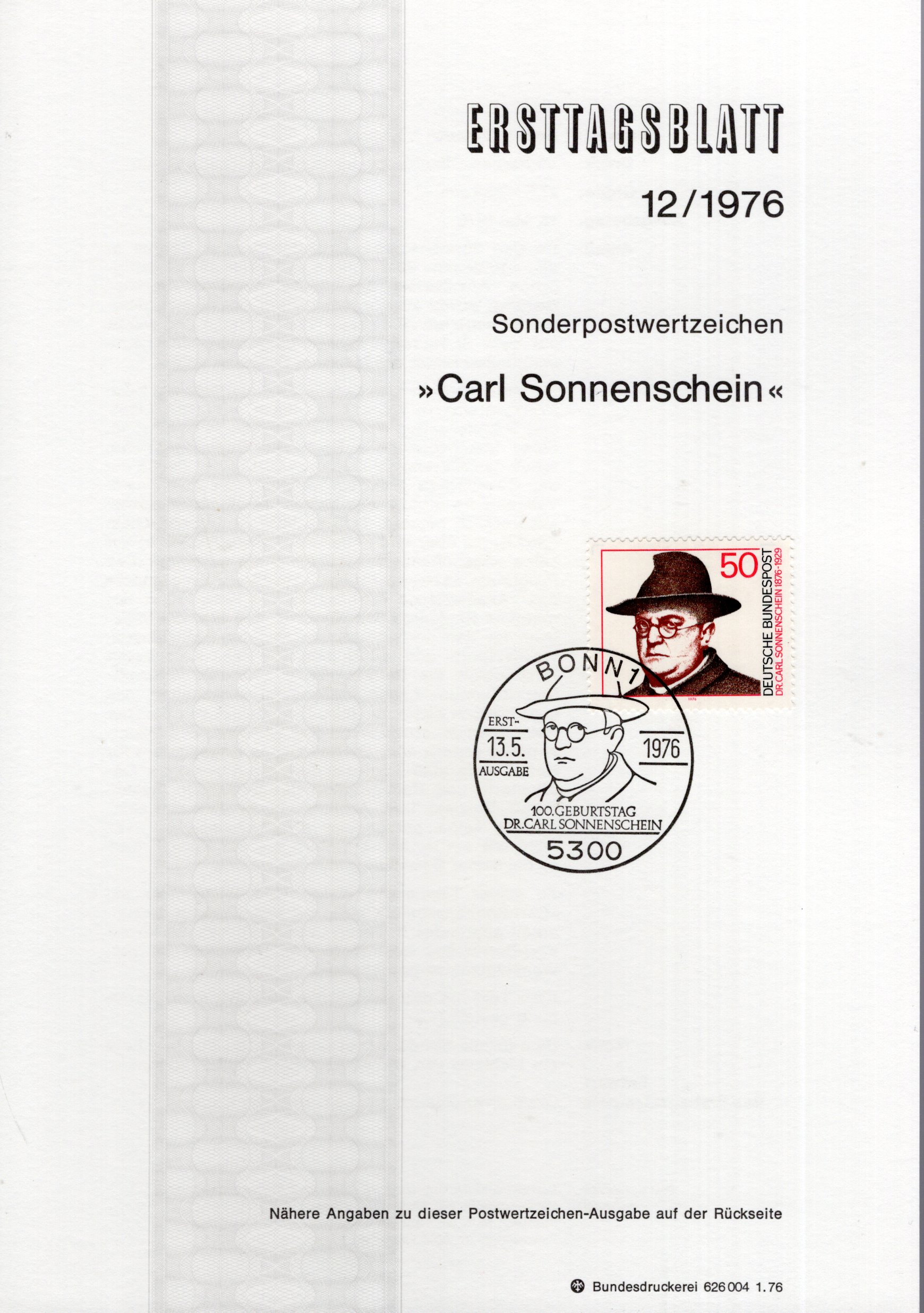 100. Geburtstag Carl Sonnenschein