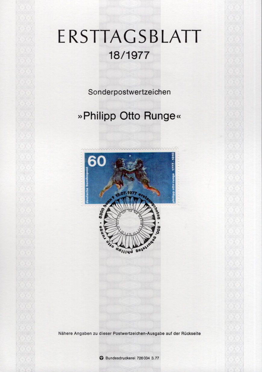 200. Geburtstag Philipp Otto Runge