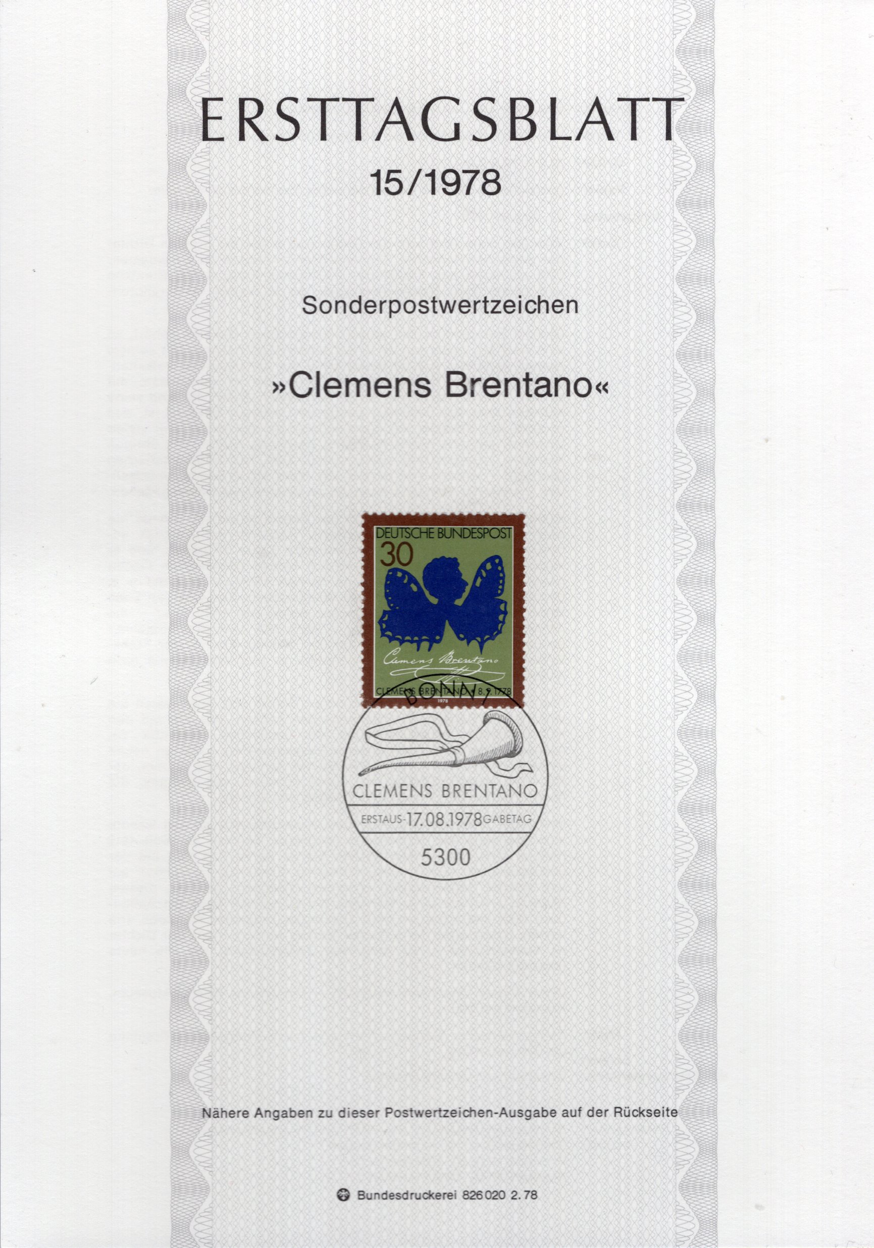 200. Geburtstag Clemens Brentano