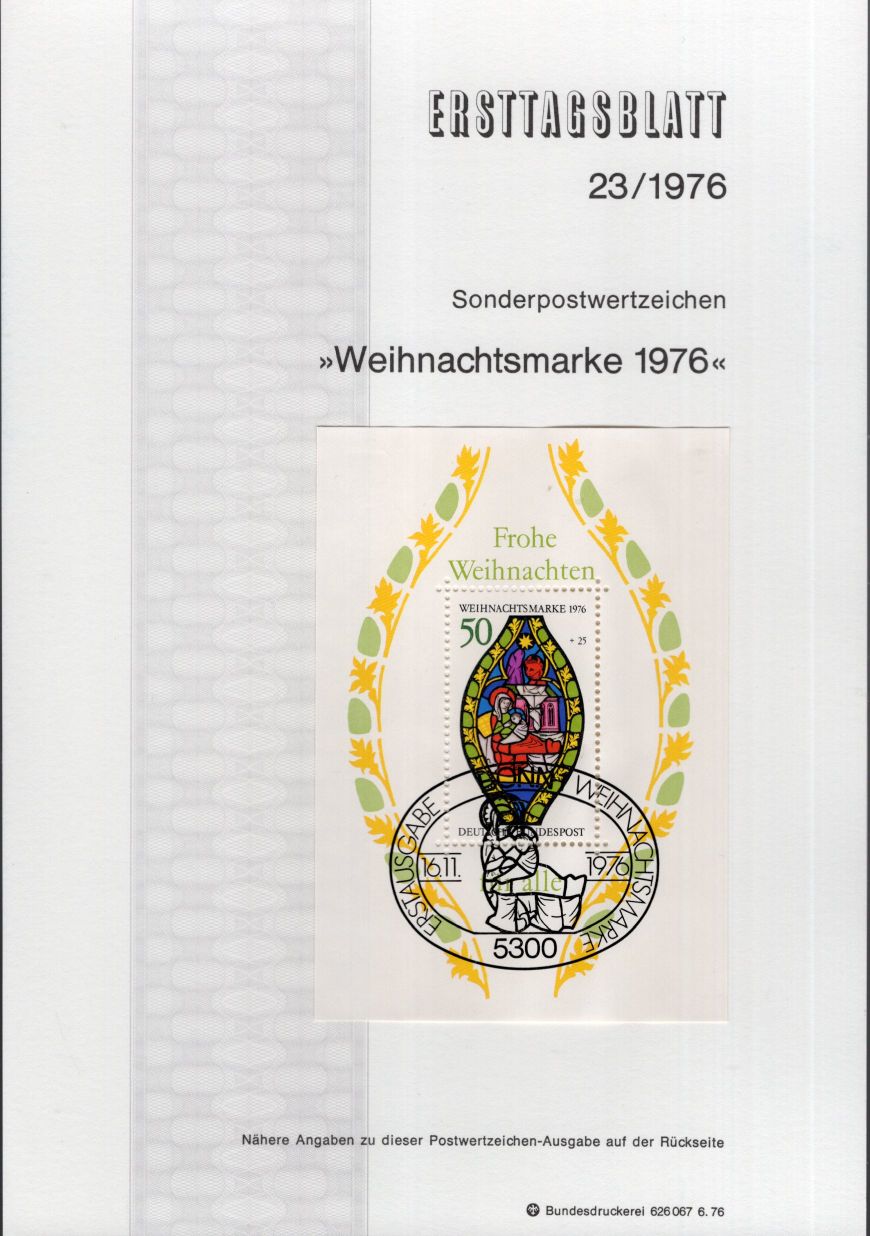 Weihnachtsmarke 1976