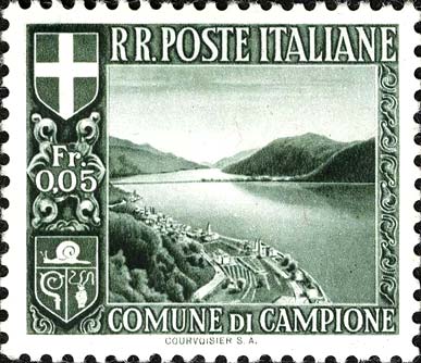 Vedute di Campione e opere d´arte - Lago di Lugano