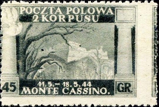 Polnische Siege, Farben geändert - Montecassino