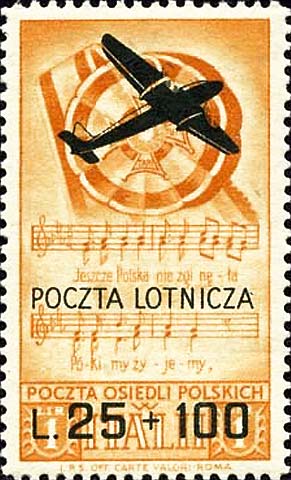 Kriegshilfe - Musikpartitur und Flugzeug