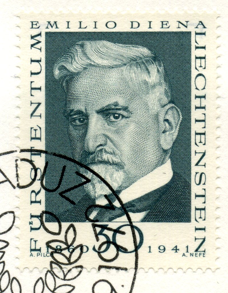 Liechtensteinische Briefmarke