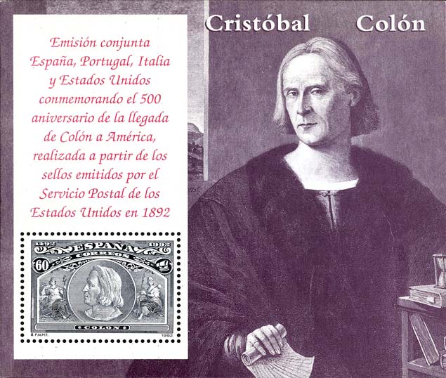 Kolumbianische Feierlichkeiten - Porträt von Christoph Kolumbus