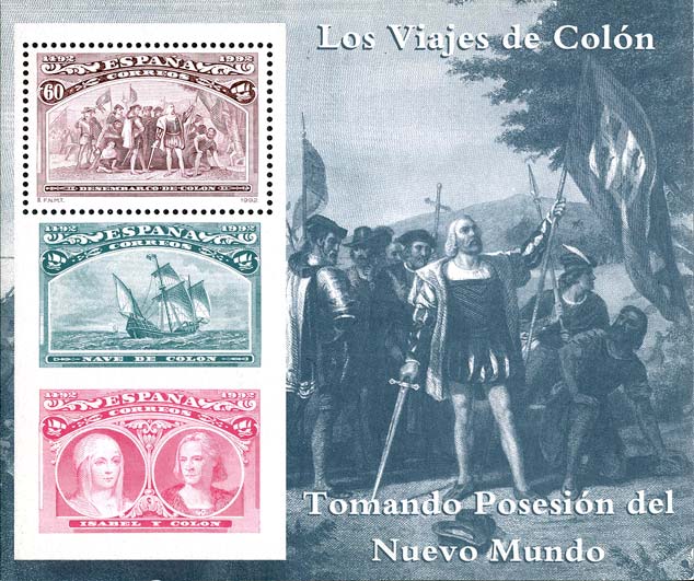 Kolumbianische Feierlichkeiten - Behauptung der Entdeckung