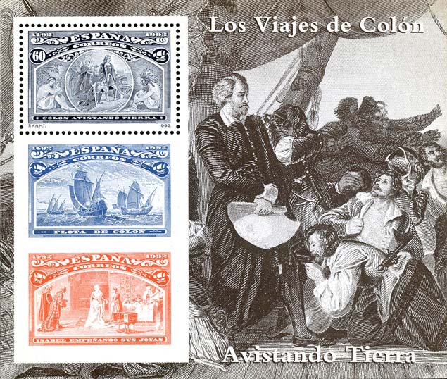 Kolumbianische Feierlichkeiten - Sichtung der Erde