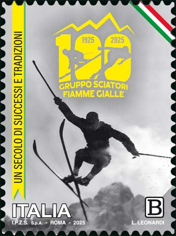 100° anniversario del gruppo sciatori delle Fiamme Gialle della Guardia di Finanza