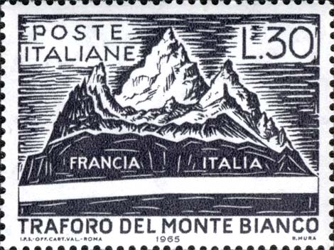 Inaugurazione del traforo del monte Bianco