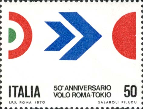 50° anniversario del volo Roma - Tokio di Arturo Ferrarin