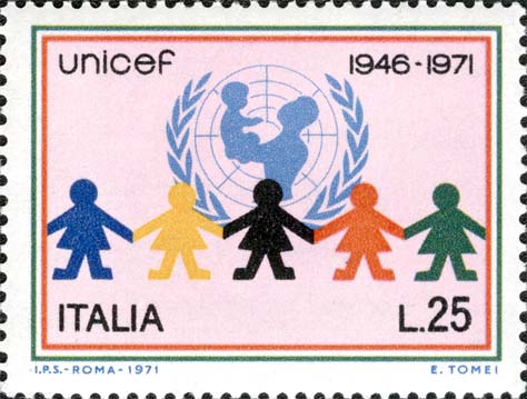 25° anniversario dell´U.N.I.C.E.F.