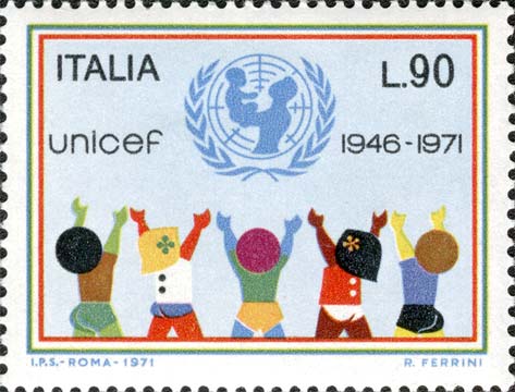 25° anniversario dell´U.N.I.C.E.F.