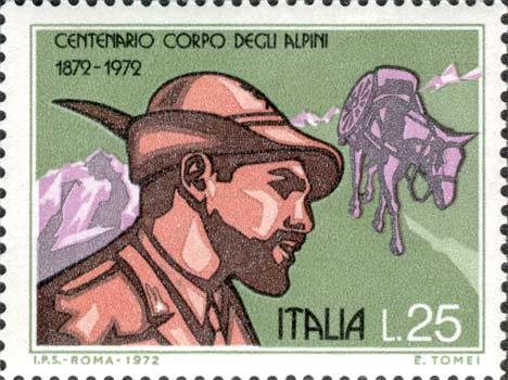 Centenario della fondazione del corpo degli alpini