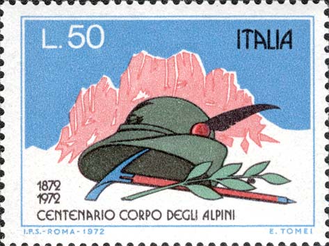 Centenario della fondazione del corpo degli alpini