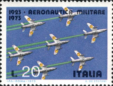 50° anniversario dell´aeronautica militare - Aerei G - 91