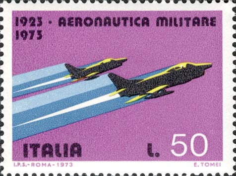 50° anniversario dell´aeronautica militare - Aerei G - 91 Y
