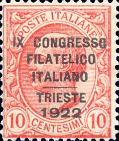 9° congresso filatelico italiano, a Trieste