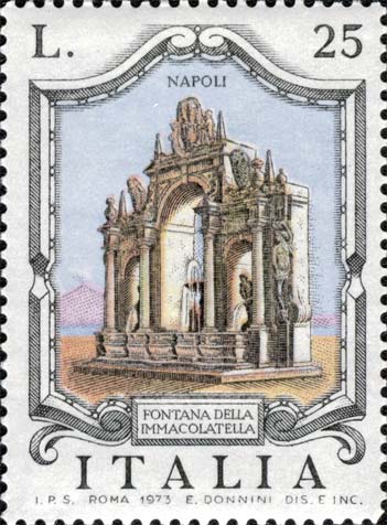 Fontana dell´Immacolata, a Napoli