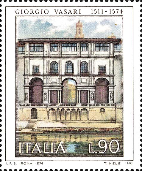 Palazzo degli Uffizi, opera di Giorgio Vasari