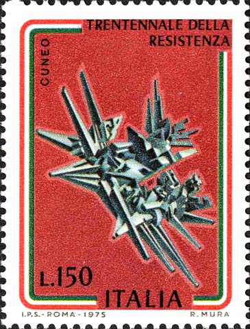 30° anniversario della resistenza - Monumento alla resistenza, a Cuneo