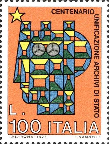 Centenario dell´unificazione degli archivi di stato