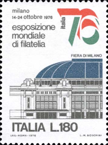 Esposizione mondiale di filatelia - Padiglione della fiera di Milano