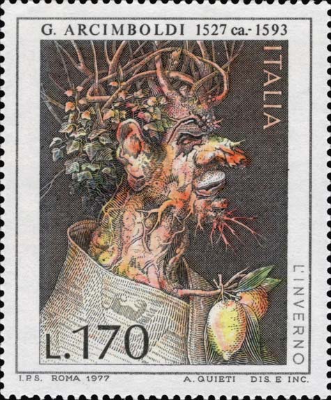 L´inverno, opera di Giuseppe Arcimboldi