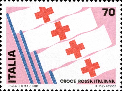 1ª mostra internazionale del francobollo della Croce Rossa