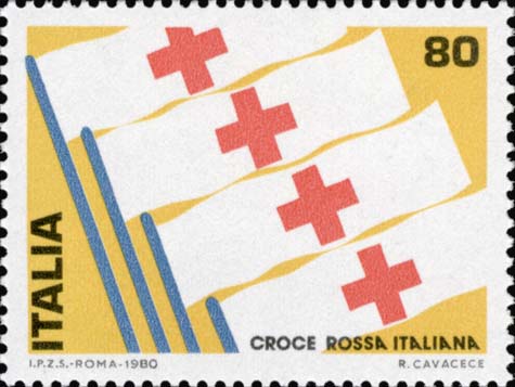 1ª mostra internazionale del francobollo della Croce Rossa