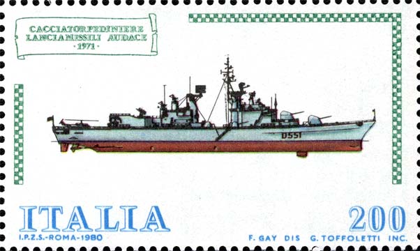 Navi - Cacciatorpediniere Audace