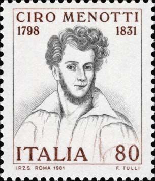 150° anniversario della morte di Ciro Menotti