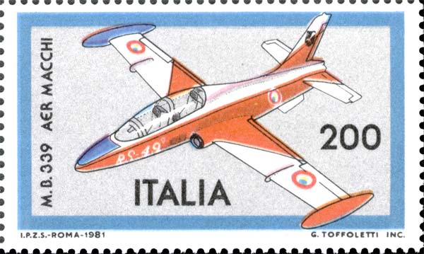 Aereo MB 339 Aermacchi