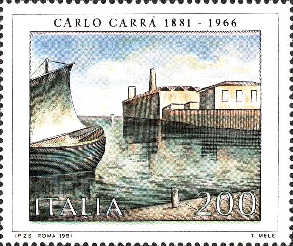 Fondamenta nuove, dipinto di Carlo Carrà