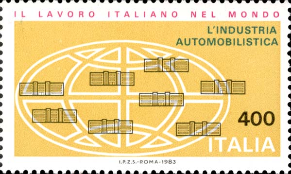 Lavoro - Globo con insediamenti industriali