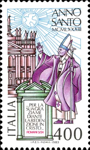Anno santo - Papa e basilica di san Giovanni