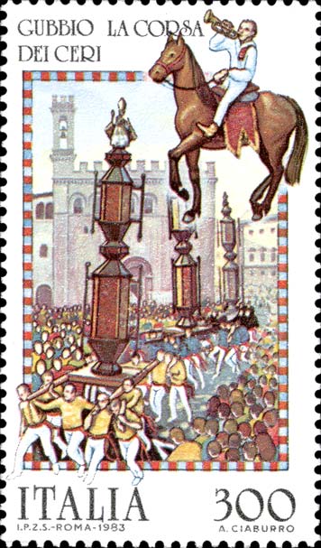 Folclore - Corsa dei ceri, a Gubbio