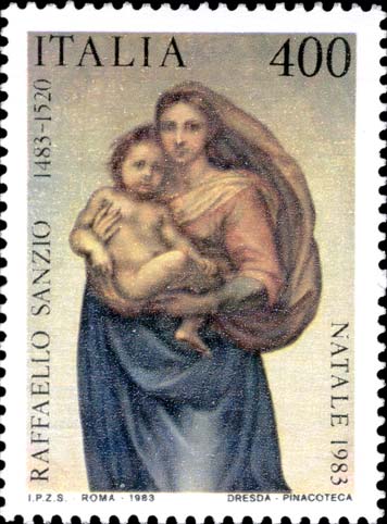 Natale - Madonna Sistina, dipinto di Raffaello Sanzio
