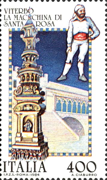 Folclore - La macchina di santa Rosa, a Viterbo
