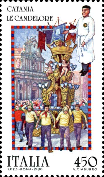 Folclore - Le candelore, a Catania