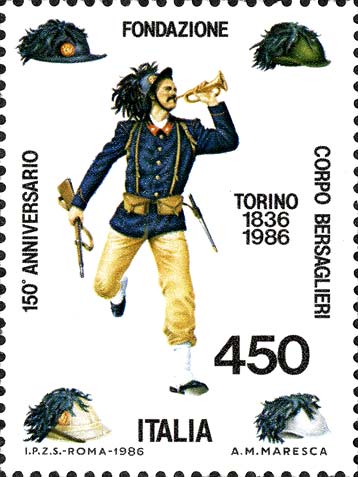 150° anniversario della fondazione del corpo dei bersaglieri