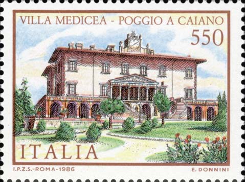 Villa medicea, a Poggio a Caiano