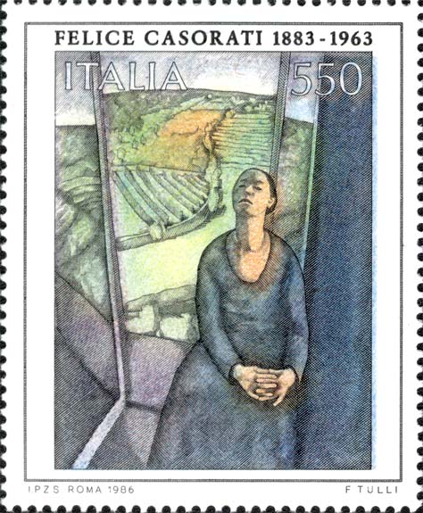 Daphne a Pavarolo, dipinto di Felice Casorati