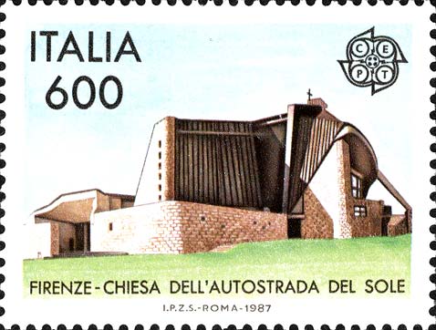 Europa - Chiesa dell´autostrada del sole, presso Firenze