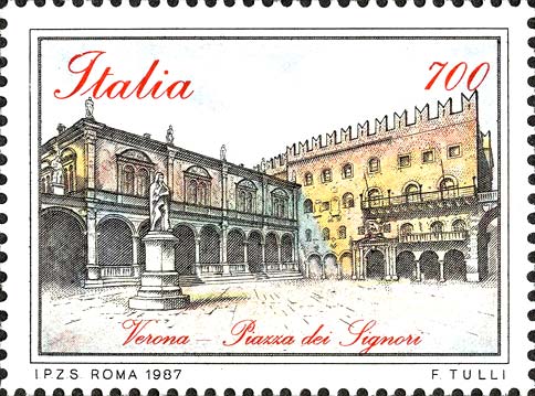 Piazza dei signori, a Verona